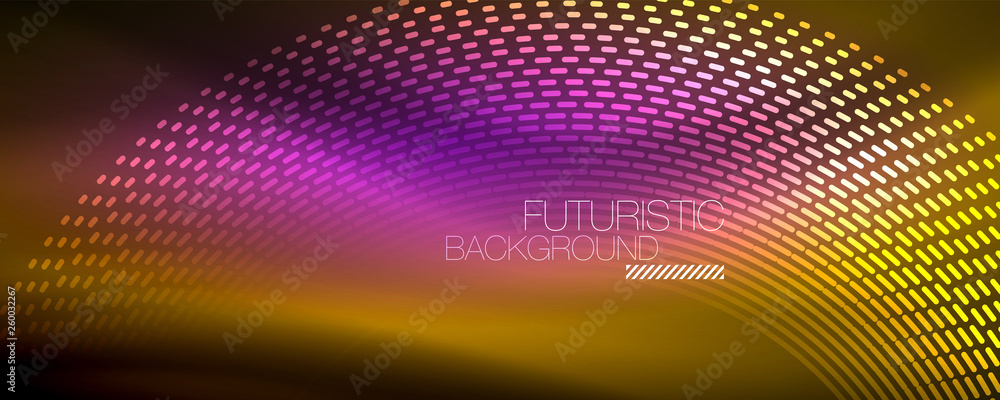 Obraz premium Digital flowing wave particles abstract background, vector smoke effect design