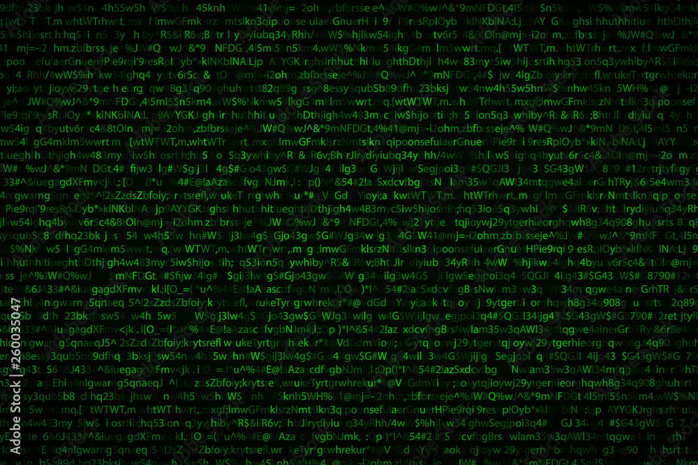 Abstract complicated crypto symbols on black, data encryption binary code concept Abstract complicated crypto symbols on black, data encryption binary code concept