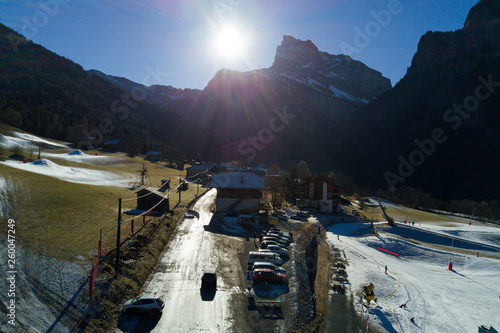 Village de Six Fer A Cheval en Haute Savoie dans les Alpes Française