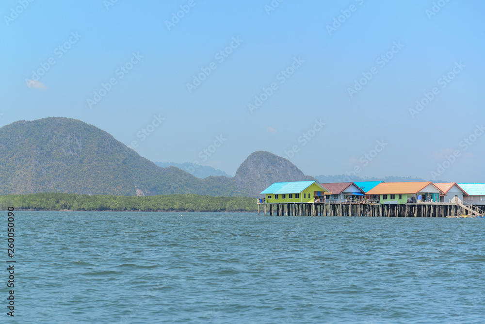 Muslim community The island area in the sea, southern Thailand (Koh Panyee, Phang Nga) Muslim community The island area in the sea, southern Thailand (Koh Panyee, Phang Nga)