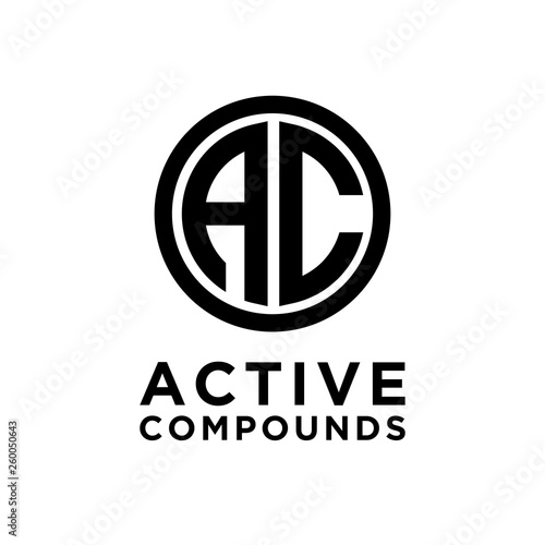 Circular Initial/Monogram AC CA logo design inspiration