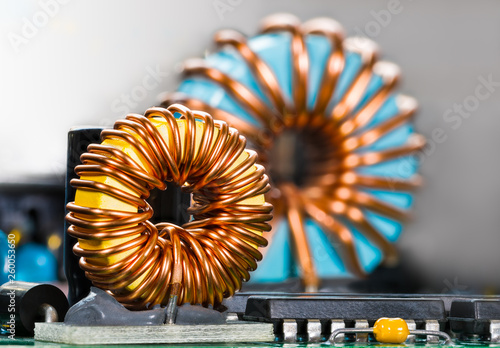 Принти на полотні Inductors detail