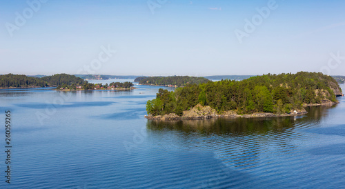 Sweden  small houses on an island in the Baltic Sea