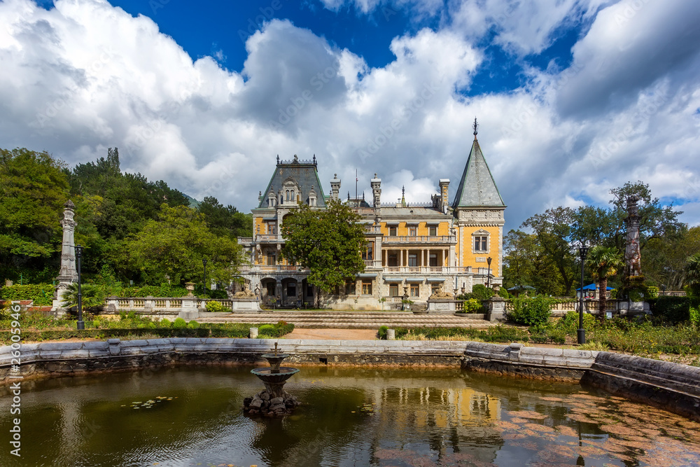 Palace of the emperor Alexander III in Massandra, Crimea