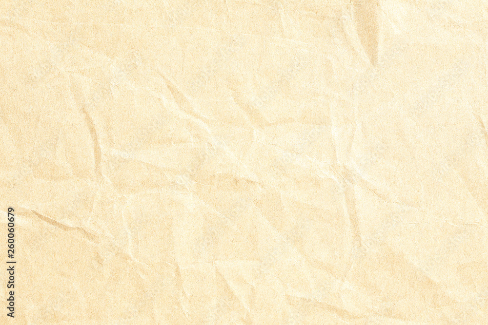 Fototapeta premium crumpled brown background paper texture