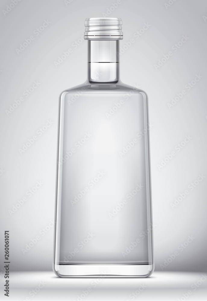 Bottle mockup for alcohol drinks on background. Bottle mockup for alcohol drinks on background.