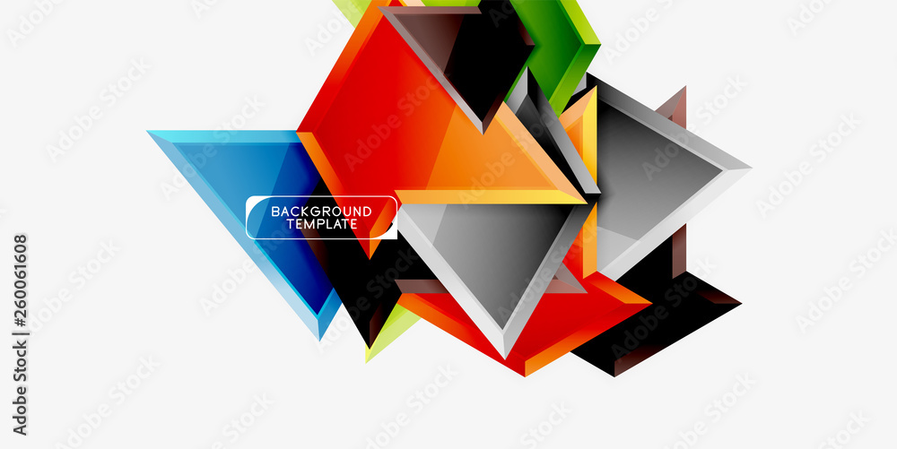 Bright colorful triangular poly 3d composition,abstract geometric background, minimal design, polygonal futuristic poster Bright colorful triangular poly 3d composition,abstract geometric background, minimal design, polygonal futuristic poster