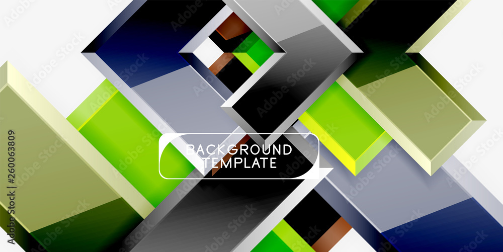Glossy arrows geometric background Glossy arrows geometric background