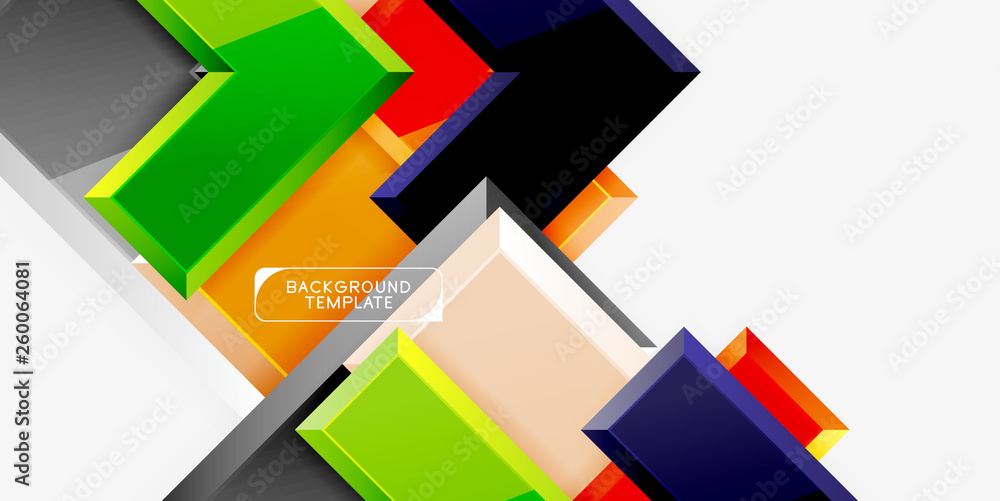 Glossy arrows background Glossy arrows background