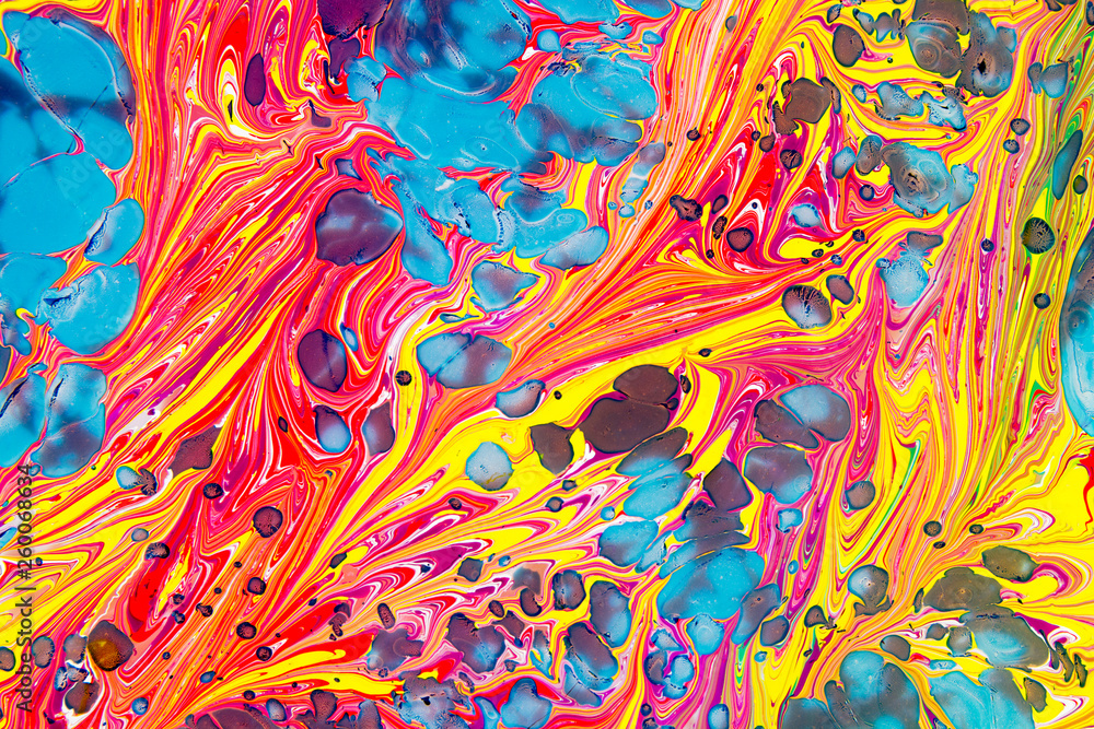 Beautiful abstract painting is a painting technique Ebru .Turkish Ebru style on the water with acrylic paints wring wave.Stylish combination of luxury.Contemporary art marble liquid texture Beautiful abstract painting is a painting technique Ebru .Turkish Ebru style on the water with acrylic paints wring wave.Stylish combination of luxury.Contemporary art marble liquid texture