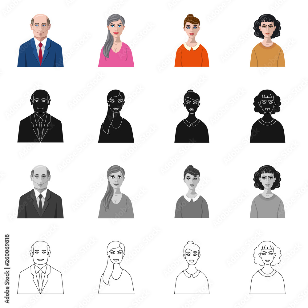set of people icons set of people icons