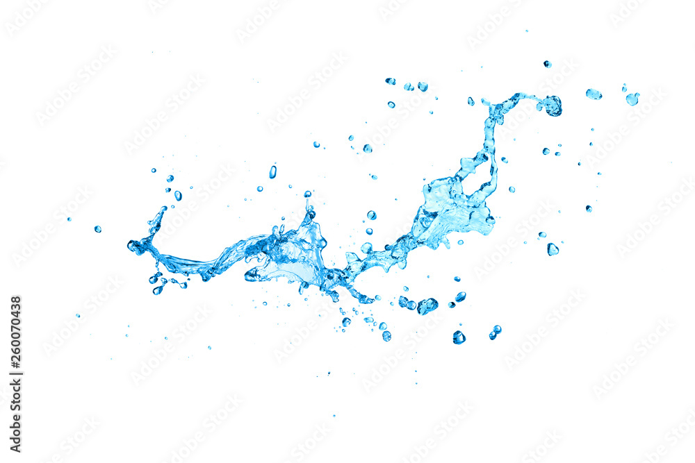 Obraz premium water Splash On white Background