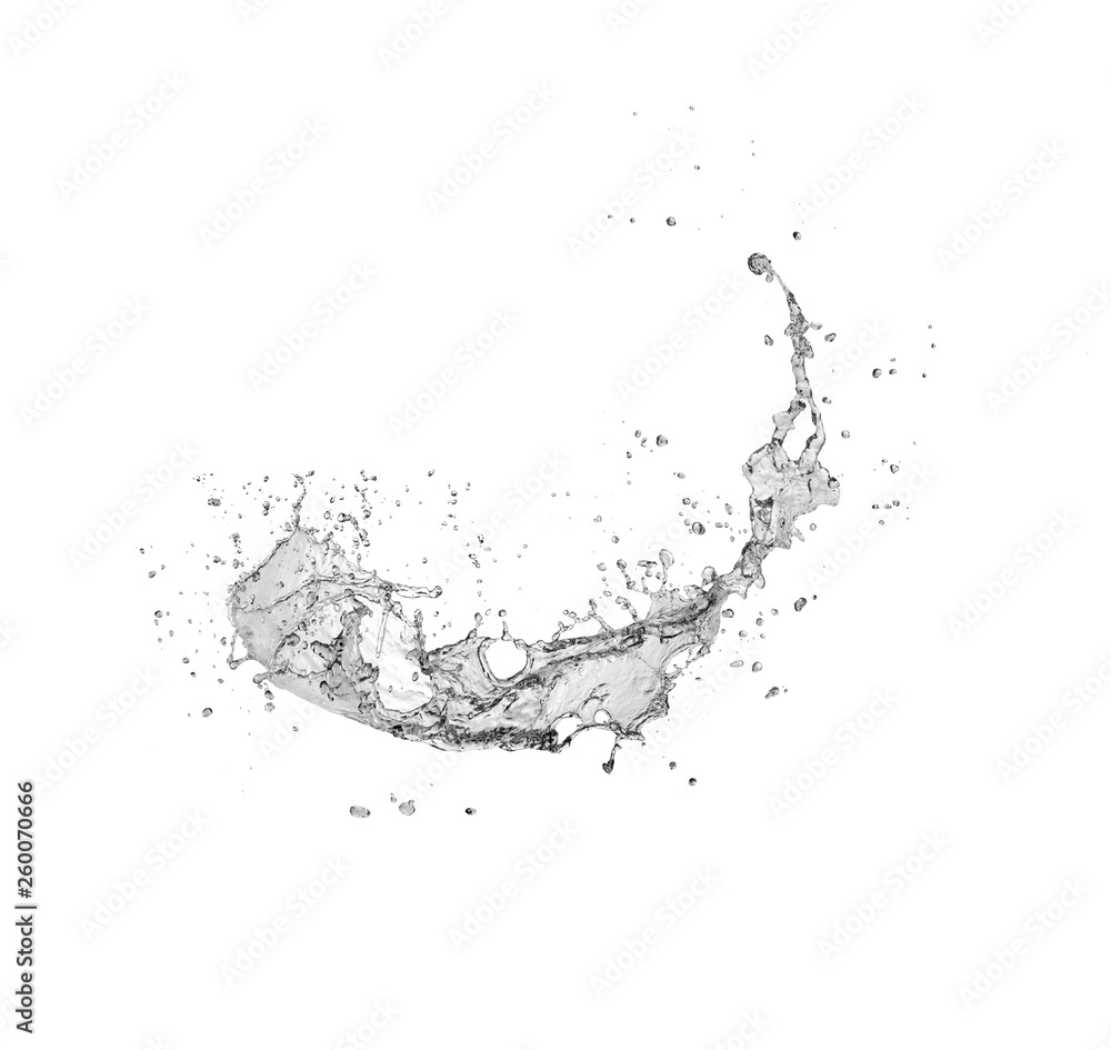 water Splash On white Background water Splash On white Background