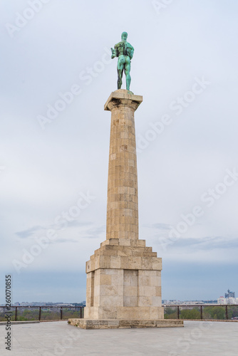 Monument "Winner" at Kalemegdan in Belgrade