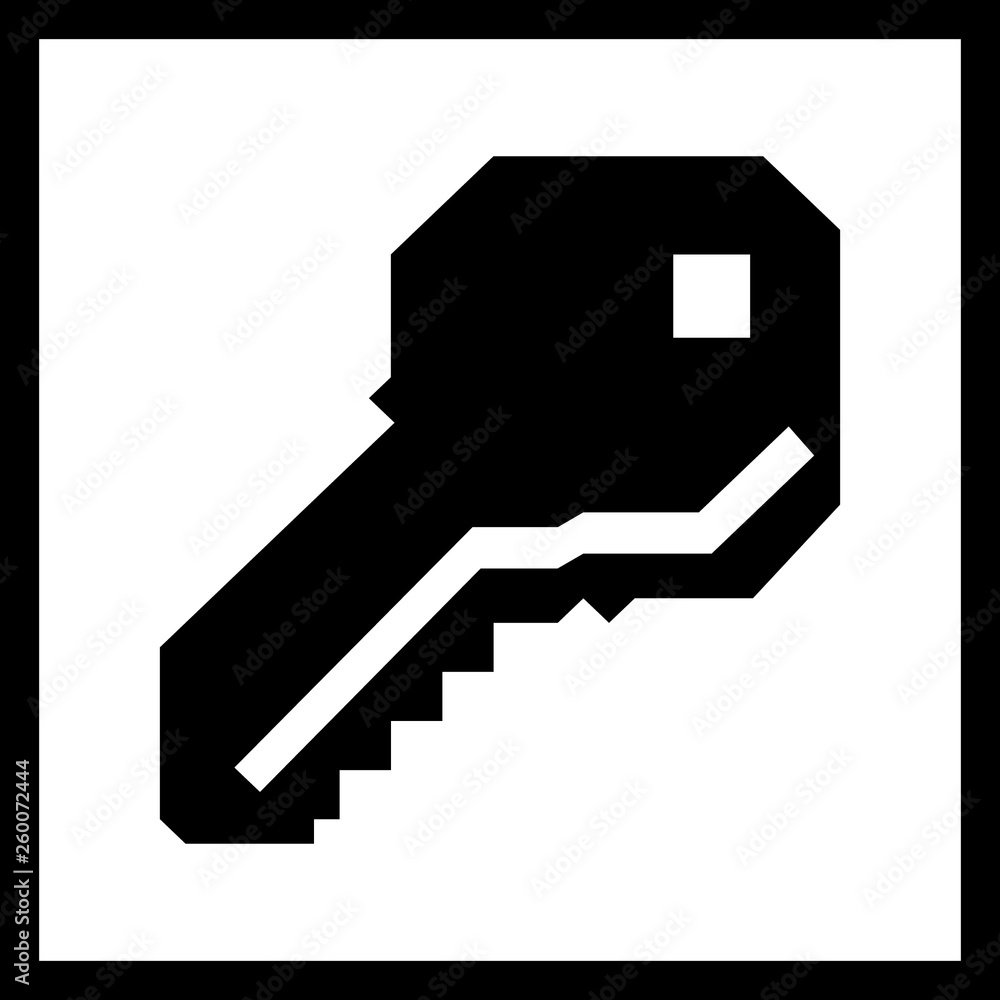 Modern application icon in black and white Modern application icon in black and white