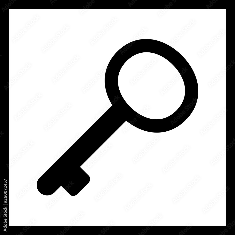 Modern application icon in black and white Modern application icon in black and white
