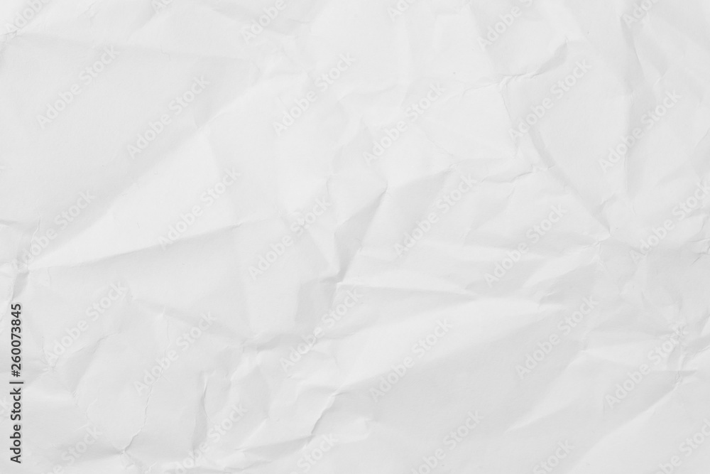 Obraz premium White creased paper texture background