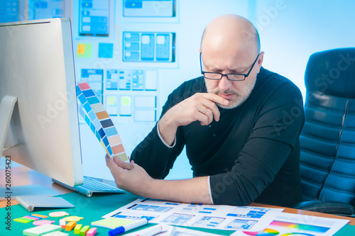A creative man is developin...