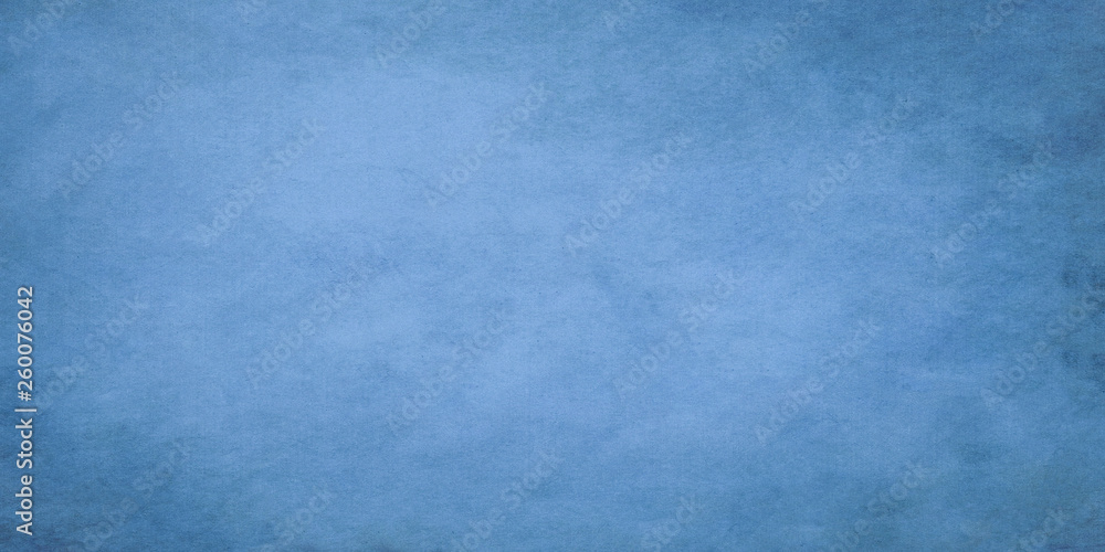 Blue wide grunge effect texture.