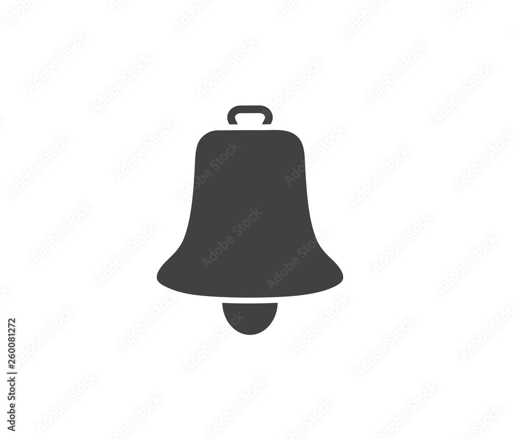 Notification icon with bell sign Notification icon with bell sign