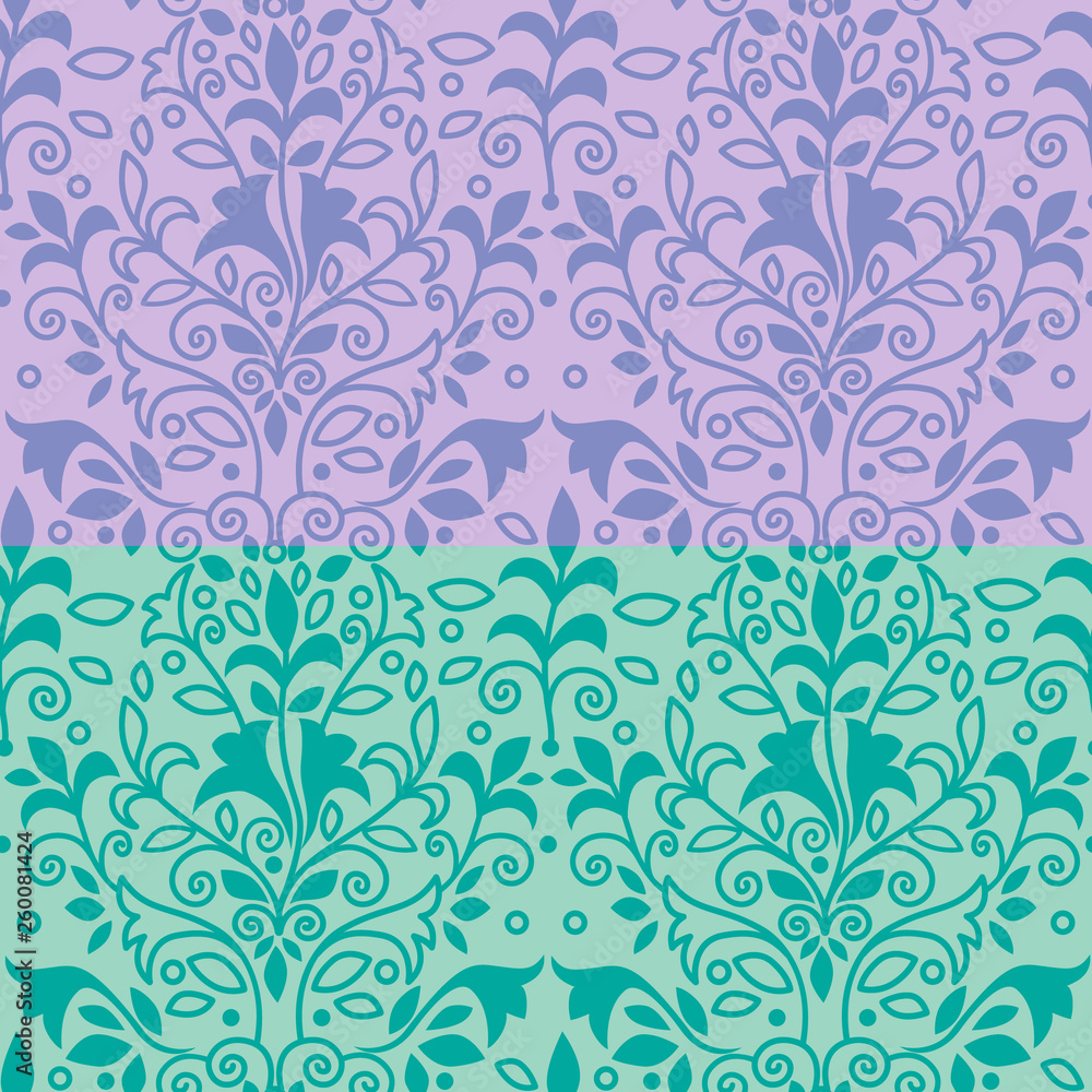 Floral ornament pattern. Seamless vector background. Graphic pattern for fabric, wallpaper, packaging. Floral ornament pattern. Seamless vector background. Graphic pattern for fabric, wallpaper, packaging.