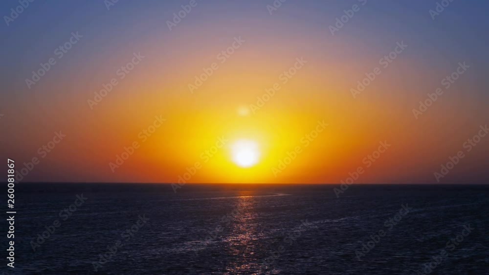 Beautiful sunset over the horizon Beautiful sunset over the horizon
