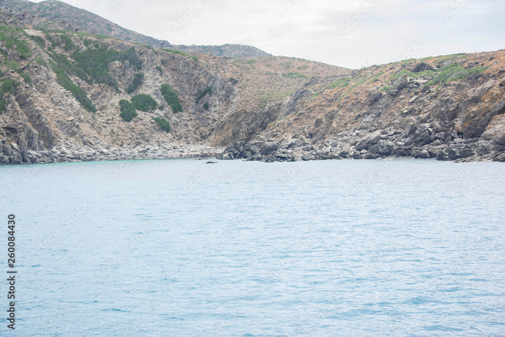 Panorama of the Asinara Island in Sardinia Panorama of the Asinara Island in Sardinia