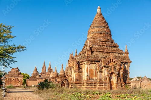 Ancient buddhist temple pagoda in Bagan  Myanmar