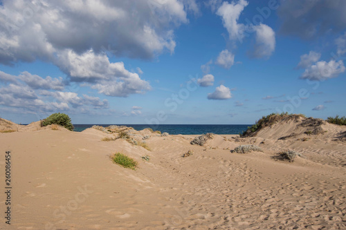 Panorama of Rena di Matteu Beach