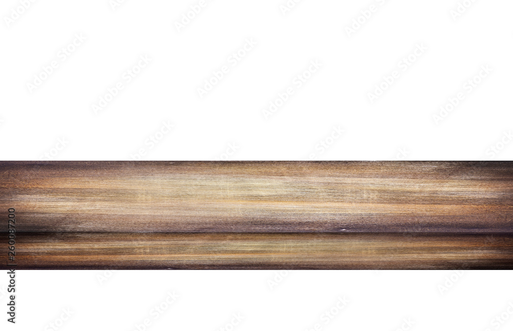 Surface of a dark brown Shelf or Table isolated as Background vertical Plank for Ideas Surface of a dark brown Shelf or Table isolated as Background vertical Plank for Ideas