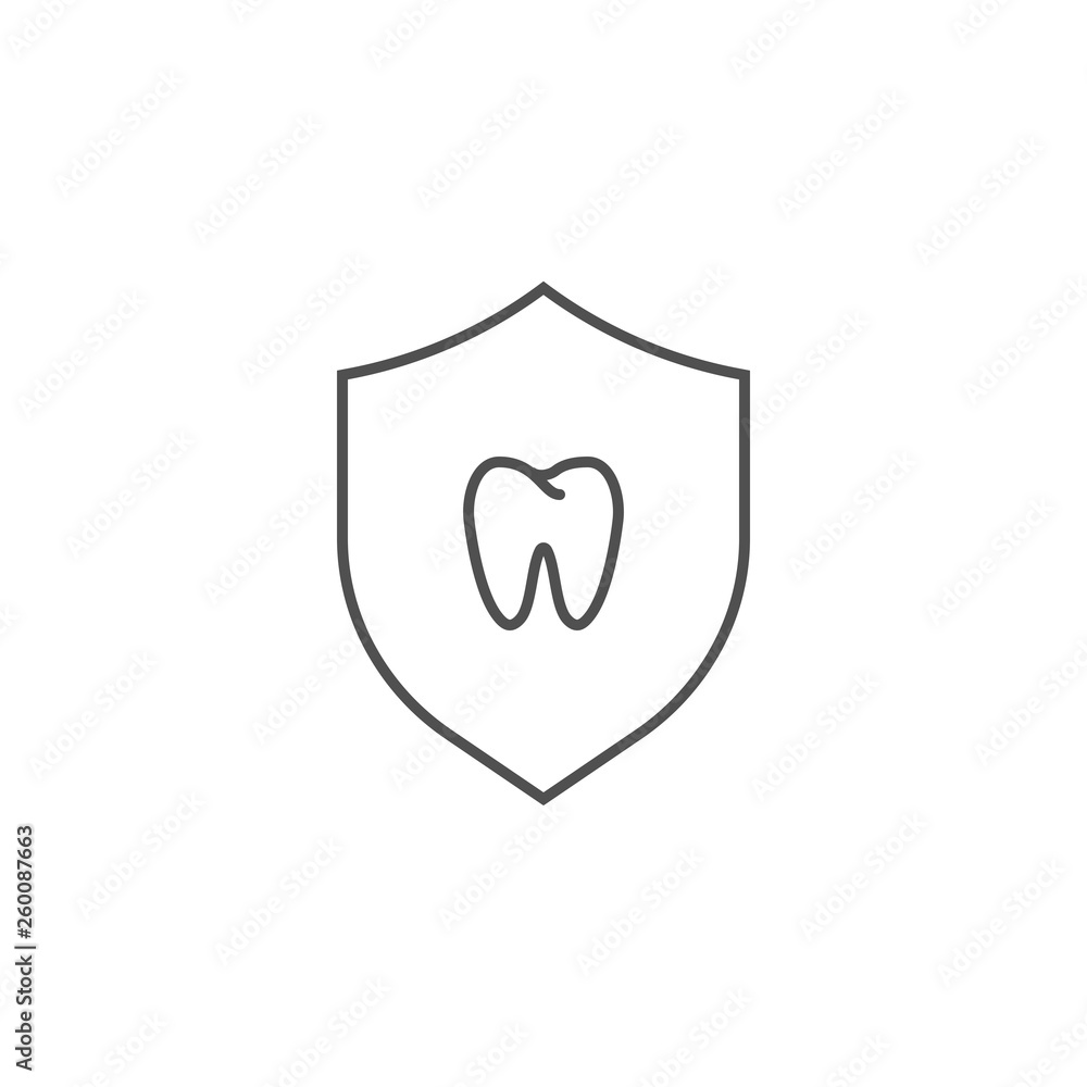 Teeth Protection Icon. Teeth Protection Icon.