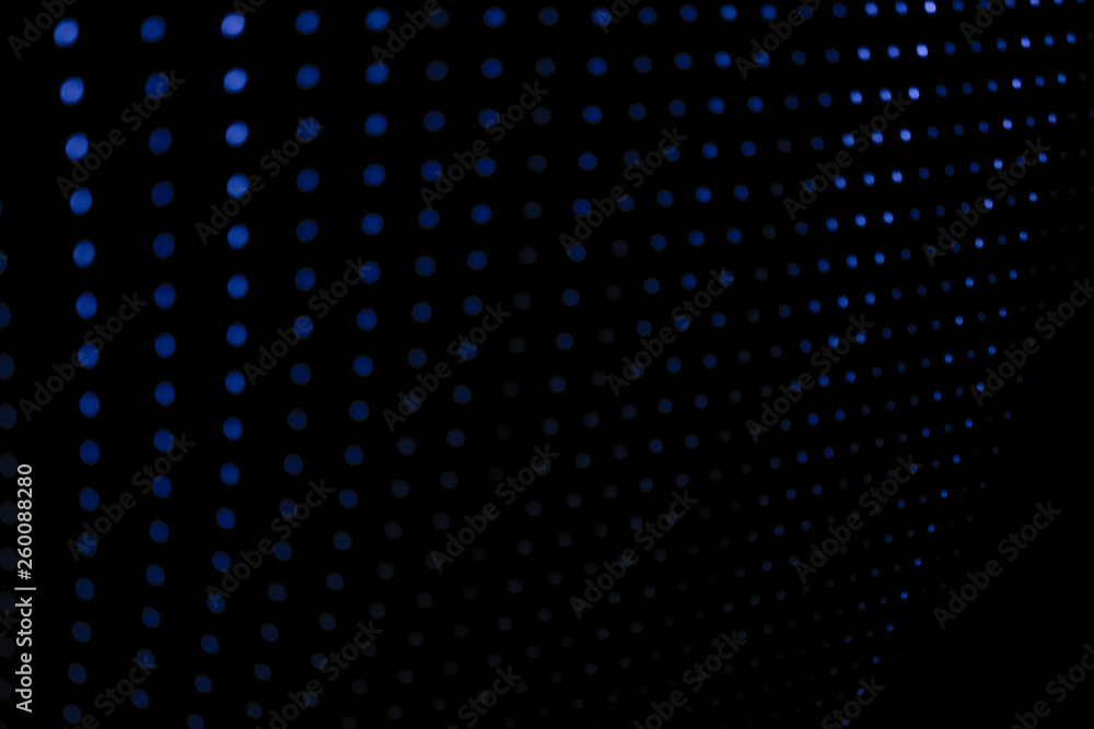 Abstract blue lights. Electricity in geometric form. Points that form patterns of lines on a black background. Abstract blue lights. Electricity in geometric form. Points that form patterns of lines on a black background.