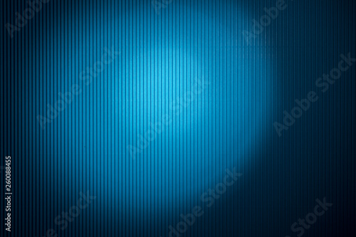 Texture and background of corrugated cardboard blue for decoration, for text design, for a template