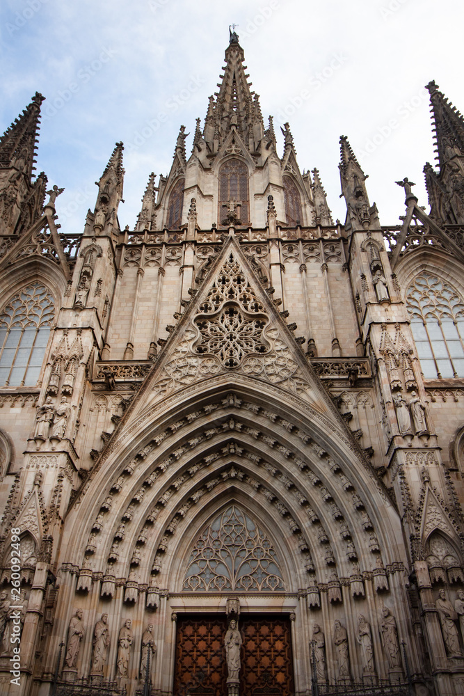 Cathedral of the Holy Cross and Saint Eulalia, Barcelona, Catalonia, Spain