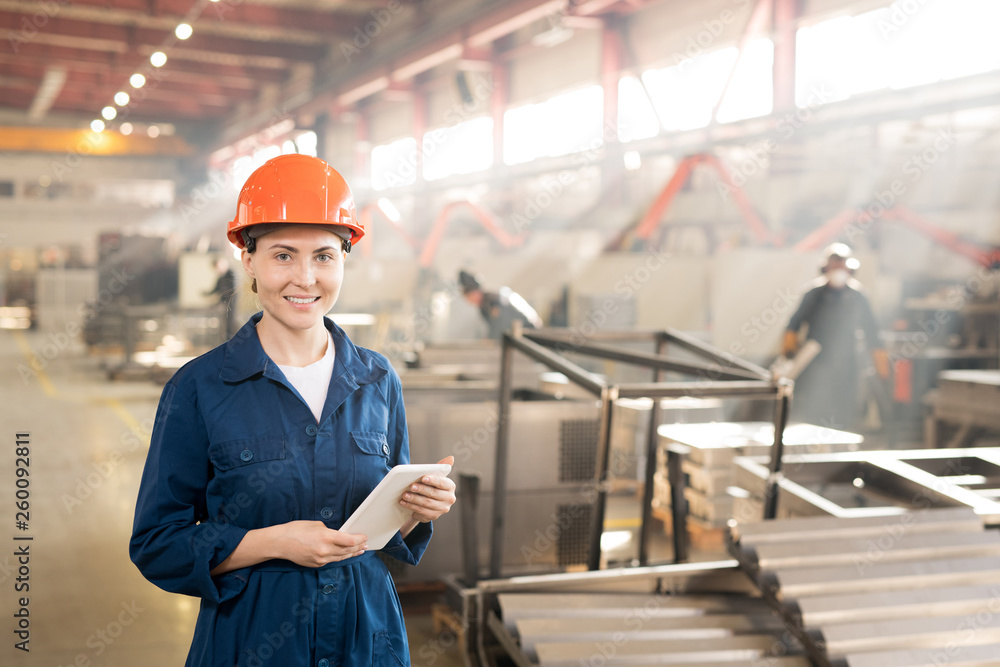 Woman in factory Woman in factory
