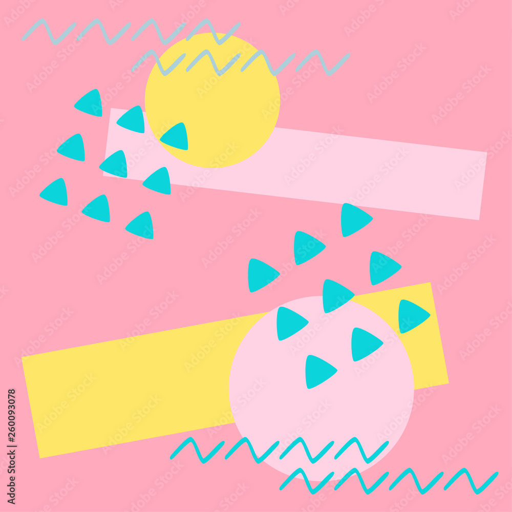 80s geometry pink blue colors abstract background 80s geometry pink blue colors abstract background
