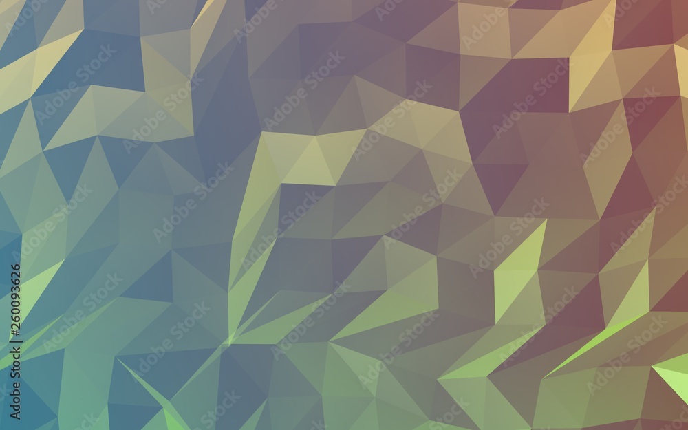 Abstract triangle geometrical green orange background. Geometric origami style with gradient. 3D illustration Abstract triangle geometrical green orange background. Geometric origami style with gradient. 3D illustration