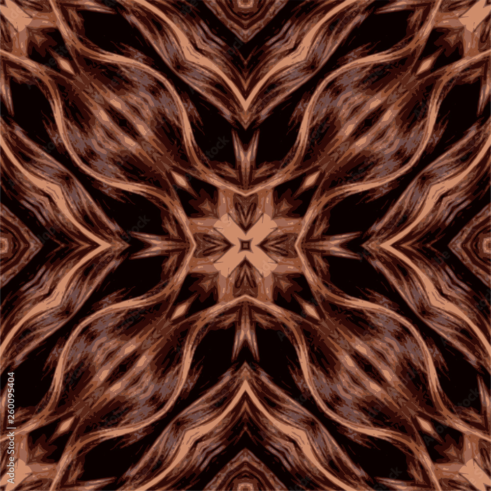 Naklejka premium Pattern tile, ornate geometric pattern and abstract colored background