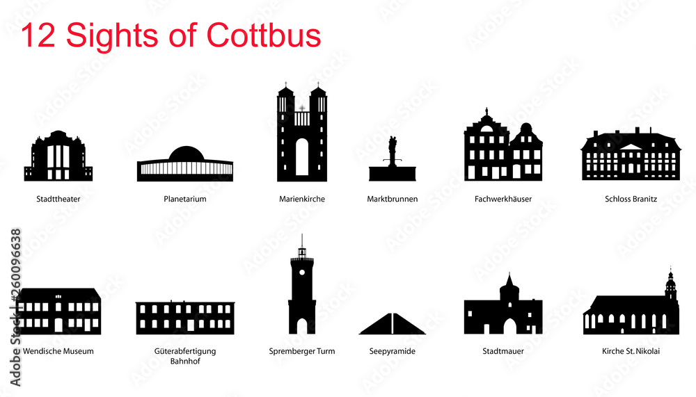 12 Sights of Cottbus