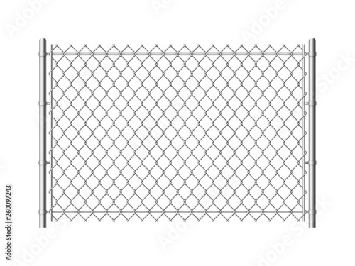 Fototapeta Chain link fence