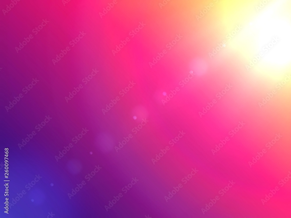 Obraz premium celestial flare light with bright light bokeh