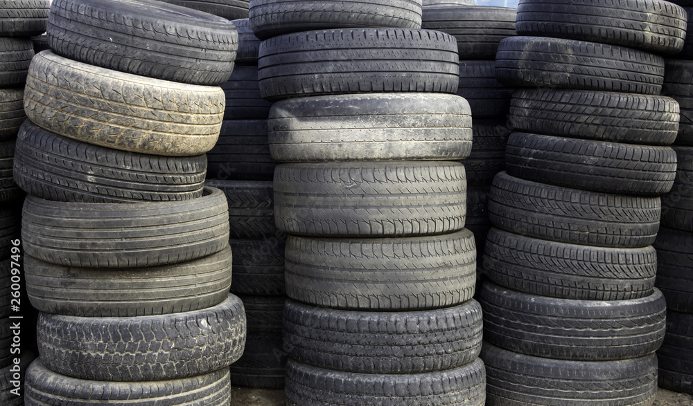Old rubber wheels Old rubber wheels
