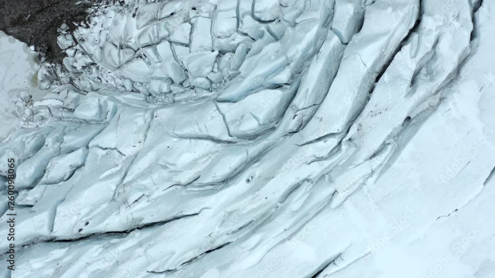 A Huge Glacier in Iceland During the Winter a Popular Tourist Attraction A Huge Glacier in Iceland During the Winter a Popular Tourist Attraction