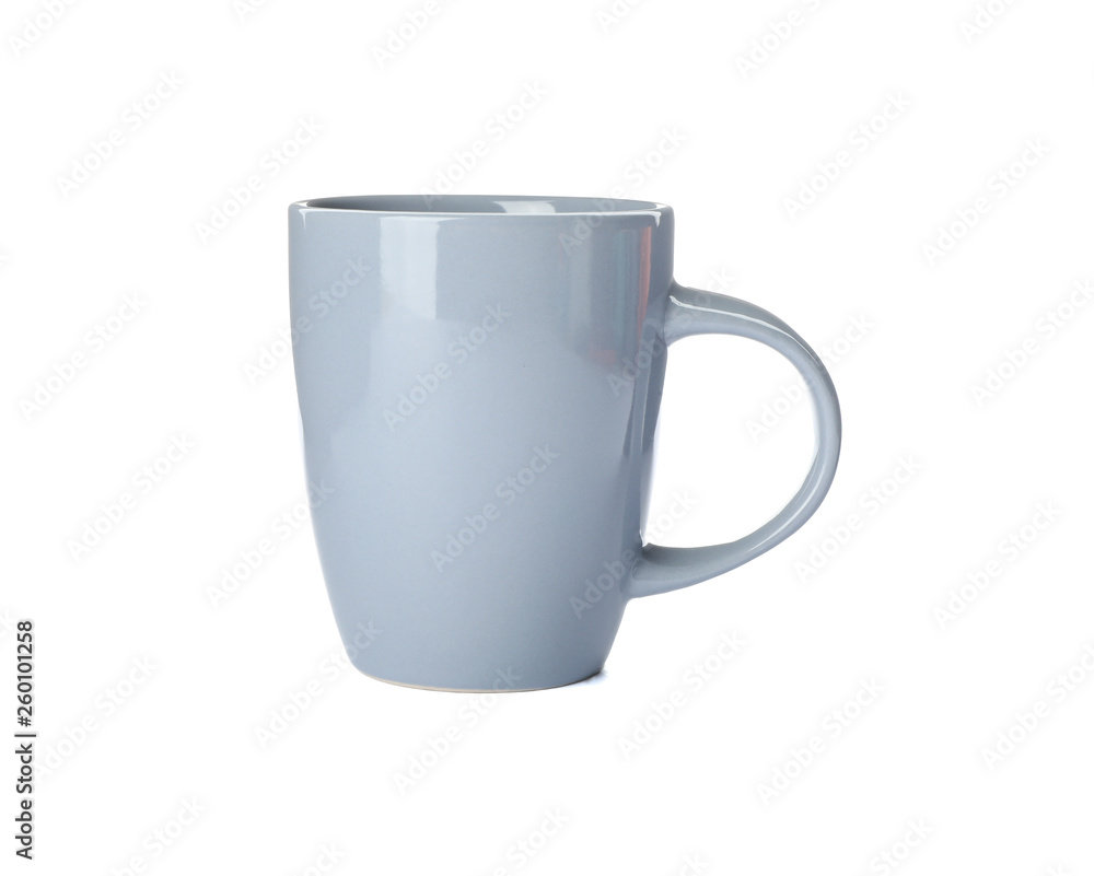 Empty ceramic cup isolated on white background Empty ceramic cup isolated on white background