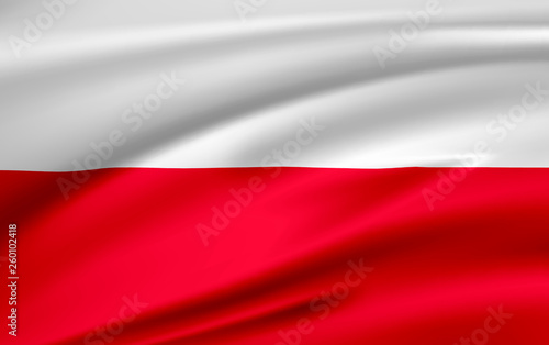 Fotografie Flag Poland, Republic of Poland