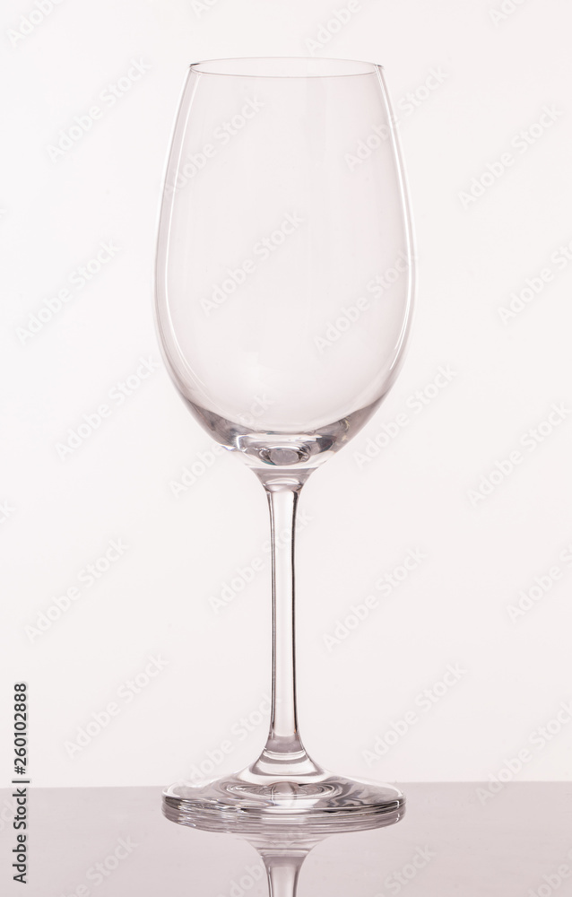 Empty wine glass. isolated on white background Empty wine glass. isolated on white background