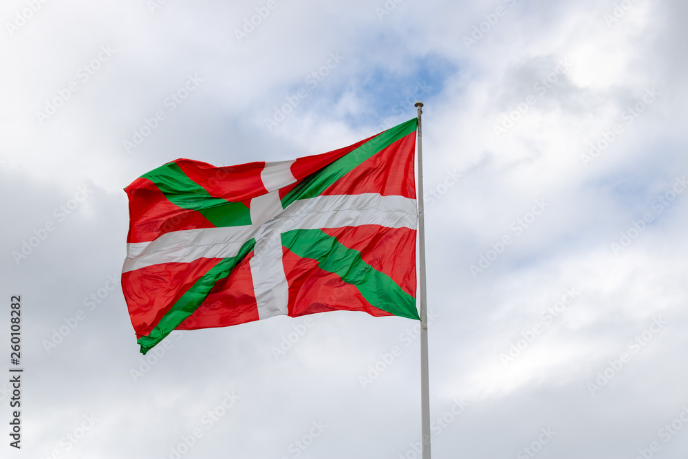 The flag of euskadi (Basque country), the autonomous Basque community in Spain, is the ikurriña, designed by Sabino Arana and his brother Luis Arana in 1894 The flag of euskadi (Basque country), the autonomous Basque community in Spain, is the ikurriña, designed by Sabino Arana and his brother Luis Arana in 1894