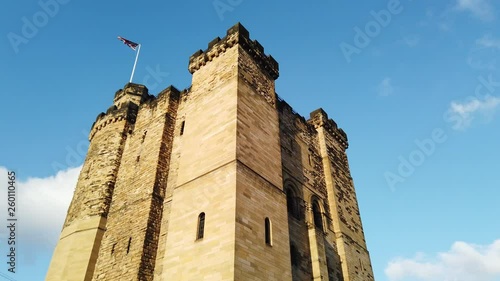 Newcastle Upon Tyne, England, United Kingdom. The exterior of the castle