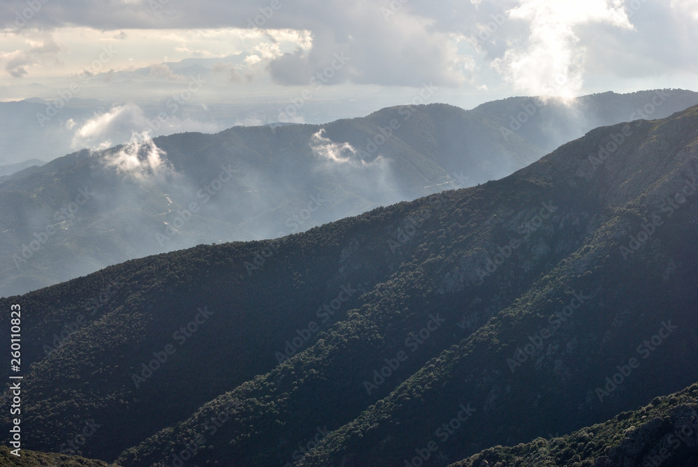 Fototapeta premium Panorama dalla Punta Santu Miali