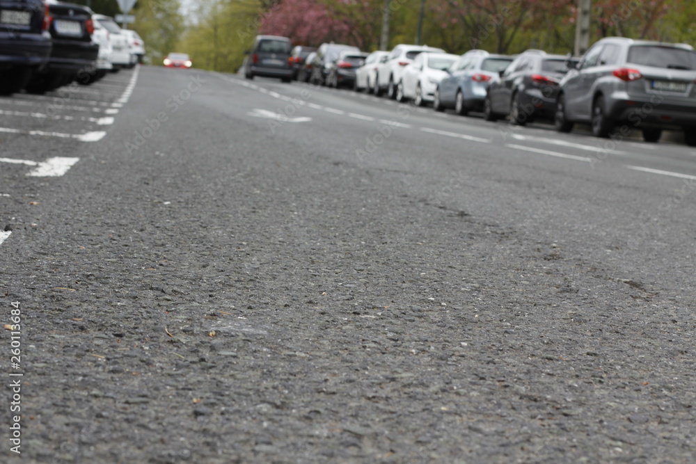 Close up of the surface of a road Close up of the surface of a road